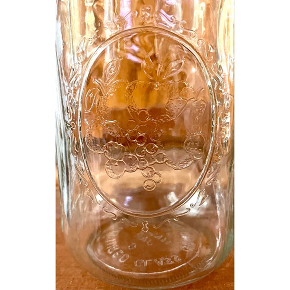 Vintage Ball Clear Half Gallon Glass Mason Jar with Twist on Lid - Picture 7 of 10